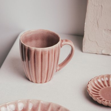 Кружка Homla MELIDA 300 мл Розовый 235887 фото - 6