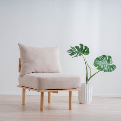 Крісло м'яке модульне Homla SERI Бежевий 226244 фото - 4