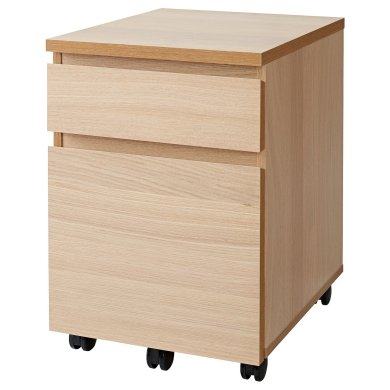 IKEA Тумба на колесах MALM (ИКЕА МАЛЬМ) 50417874