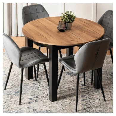 Раскладной обеденный стол Mebel Elit JAMES Дуб крафт W.JAMES/DC/CZ/S фото - 7