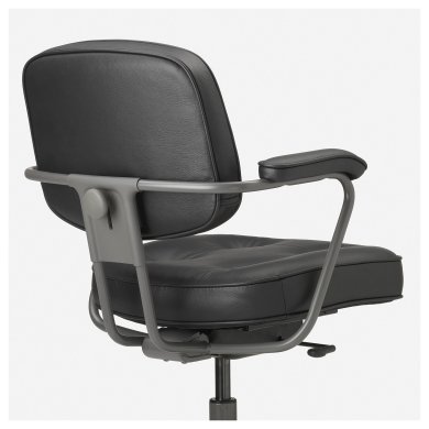 Офисное кресло ALEFJALL Черный - 2 IKEA Офисное кресло ALEFJALL Черный (ИКЕА АЛЕФДЖАЛЛ) 70367458 фото - 2