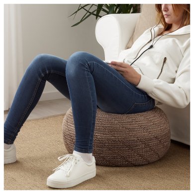 IKEA Пуф SANDARED Бежевый (ИКЕА АВСТРИЯ) 00385314 фото - 8