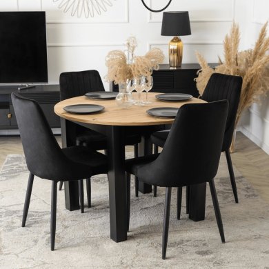 Обеденный стул Mebel Elit BARI Welur Черный ME.BARI/CZ/V/K фото - 7