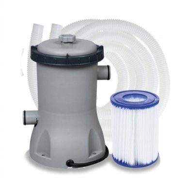 Каркасный бассейн Bestway 56714 POWER STEEL 427x250х100 см Сірий BES56714_grey фото - 4