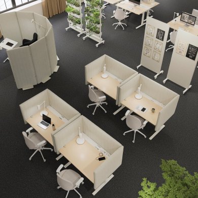 IKEA Письменный стол MITTZON Береза (ИКЕА МИЦОН) 29528039 фото - 10