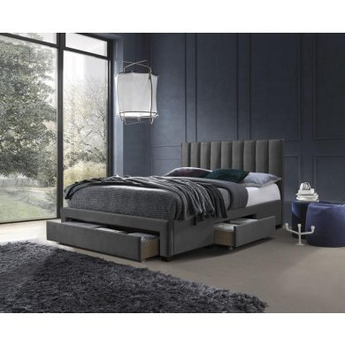 Кровать Halmar Grace | 160х200 / Серый V-CH-GRACE-LOZ-POPIEL