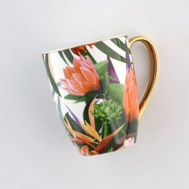 Кружка Duka Eden 350 мл | Цветочный принт - 4 Кружка Duka Eden 350 мл | Цветочный принт 2220505 фото - 4