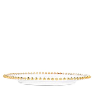 Обеденная тарелка Homla GOLDEN BALLS 33 см Прозрачный 200969 фото - 2