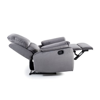 Крісло м'яке розкладне з реклайнером Signal Spencer 1 Velvet Сірий SPENCER1VSZ фото - 4