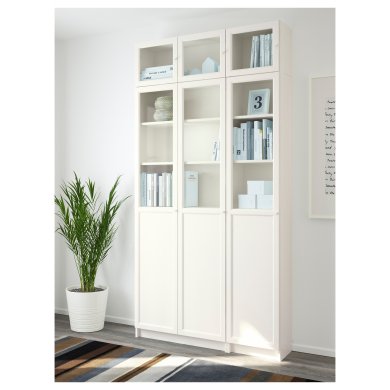 Вітрина BILLY/OXBERG - 4 IKEA Вітрина BILLY/OXBERG (ИКЕА БИЛЛИ/ОКСБЕРГ) 59217724 фото - 4