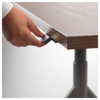 IKEA Письменный стол для работы сидя/стоя IDASEN Коричневый (ИКЕА ИДАСЕН) 79280955 фото - 8