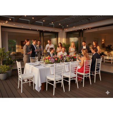 Садовый стул Garden Line DIAMOND Белый KAS0878 фото - 3