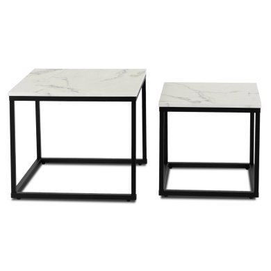 Комплект журнальних столів Mebel Elit ORI Marmur Білий - 3 Комплект журнальних столів Mebel Elit ORI Marmur Білий ME.ORI/BM/CZ/L фото - 3