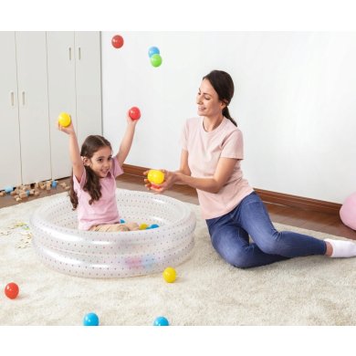 Надувний дитячий басейн Bestway 51141 91х20 см Білий - 4 Надувний дитячий басейн Bestway 51141 91х20 см Білий BES51141 фото - 4