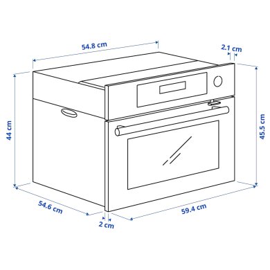 IKEA Духова шафа KULINARISK (ИКЕА KULINARISK) 70416821 фото - 17