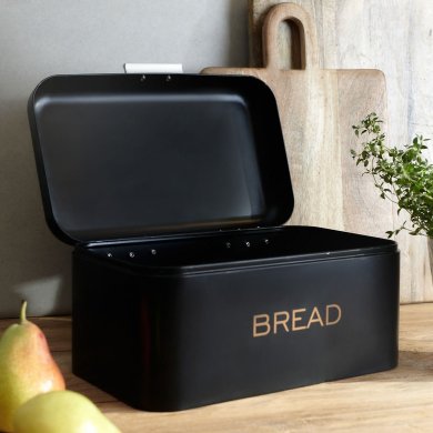 Хлібниця Homla KINE 30x18см | Чорний - 2 Хлібниця Homla KINE 30x18см | Чорний 159648 фото - 2