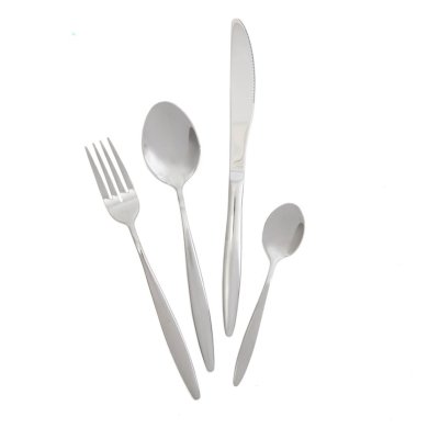 Набір столових приладів Homla LIVADI 24 шт Сріблястий 228066 фото - 3