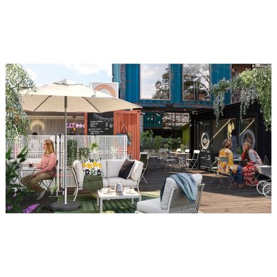 IKEA Садовое кресло SEGERON Бежевый (ИКЕА СЕГЕРОН) 59523573 фото - 4