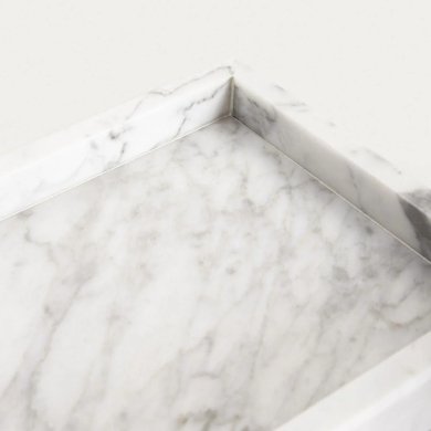 Декоративный поднос Homla MARMURI Белый 243342 фото - 4