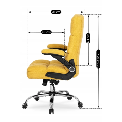 Поворотне крісло для дітей Mebel Elit XAVIER | Жовтий ME.XAVIER/CU/V/FO фото - 7