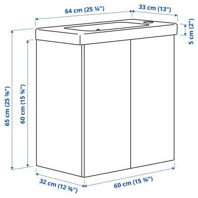 IKEA ENHET / TVALLEN (ИКЕА ENHET/TVALLEN) 79613346 фото - 3