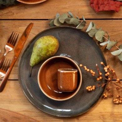 Тарелка Homla MYSTIC 27 см | Серый - 5 Тарелка Homla MYSTIC 27 см | Серый 218735 фото - 5