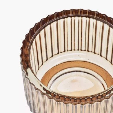 Подсвечник Duka Tealight OPTISK 9x7 см | Желтый 1218505 фото - 3