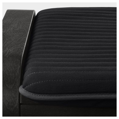 IKEA Підставка для ніг POANG Чорний (ИКЕА ПОАНГ) 99244669 фото - 4