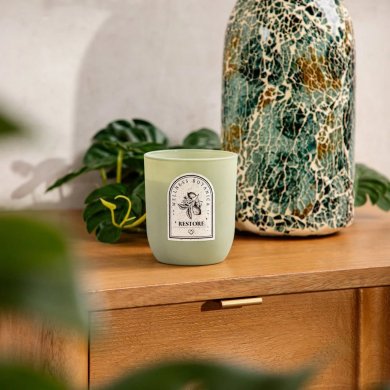 Ароматична свічка Homla WELLNESS Restore 160 г Зелений - 5 Ароматична свічка Homla WELLNESS Restore 160 г Зелений 240427 фото - 5