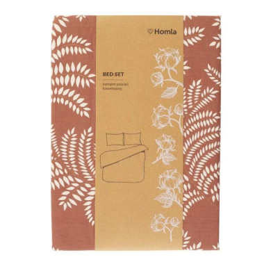 Комплект постельного белья Homla SEMPE 160x200 см Принт 213469 фото - 2