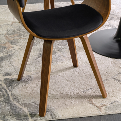 Обеденный стул Mebel Elit OHIO Welur 2 Черный - 10 Обеденный стул Mebel Elit OHIO Welur 2 Черный ME.OHIO2/CZ/DG/V/K фото - 10