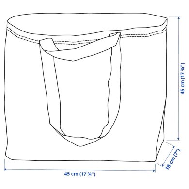 IKEA Сумка FRAKTA (ИКЕА FRAKTA) 60301707 фото - 12