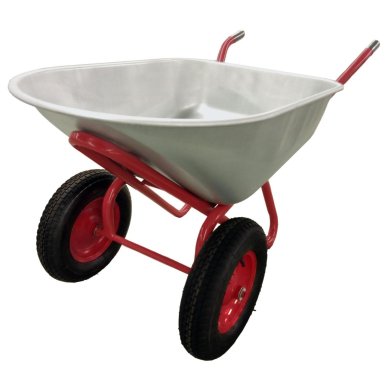 Садовая тележка Garden Line 140 л Серебристый HAT0671 фото - 4