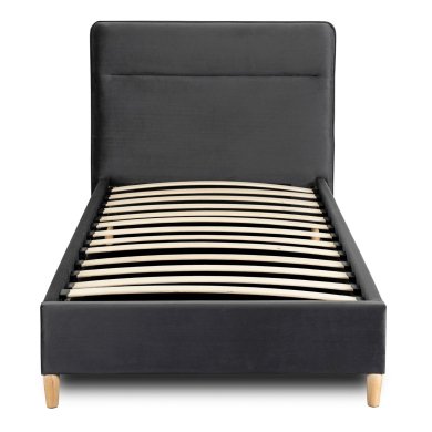 Кровать Mebel Elit NICEA Welur 90x200 см Серый - 3 Кровать Mebel Elit NICEA Welur 90x200 см Серый ME.NICEA/90/P/V/LOZ фото - 3