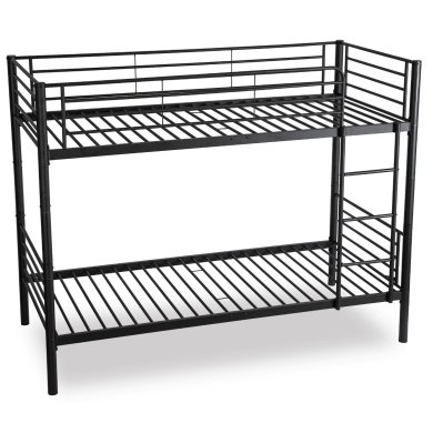 Двухъярусная кровать Mebel Elit RODEZ 90х200 см Черный ME.RODEZ/90/CZ/LOZP фото - 3