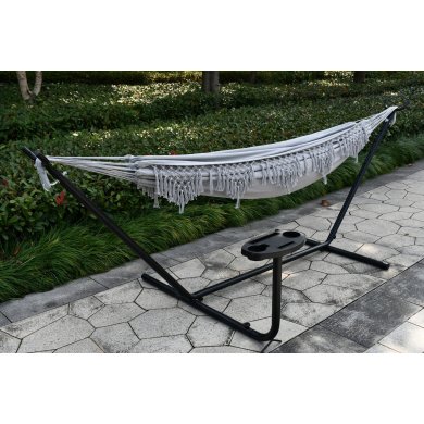 Гамак Garden Line BOHO 200x150 см Серый HAM3194_grey фото - 6