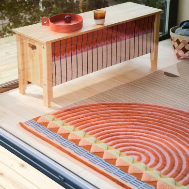 IKEA Ковер OMMJANGE 140х200 см Разноцветный (ИКЕА ОММЯНГЕ) 80594648 фото - 4