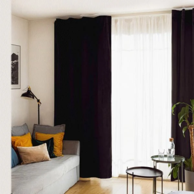 Штора Homla PATTY 140x250 см Черный - 4 Штора Homla PATTY 140x250 см Черный 218541 фото - 4