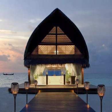 Светильник на солнечной батарее Garden Line POCHODNIA Черный SOL6846 фото - 6