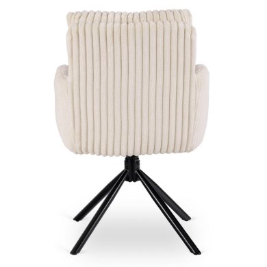 Обеденный стул поворотный Mebel Elit JUNE Velvet Кремовый ME.JUNE/KR/SZTR/K фото - 4