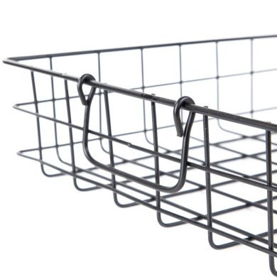 Корзина Homla ALVER L 38x28 см Черный 222373 фото - 3