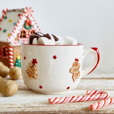 Кружка Homla BISCOTTO 600 мл Принт 163522 фото - 5