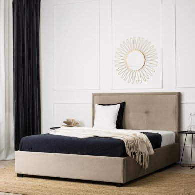 Кровать Mebel Elit ANDRE 140x200 см Бежевый ME.ANDRE/140/BZ/V/LOZ