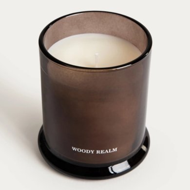 Ароматическая свеча Homla ESTER Woody Realm 260 г Коричневый 246071 фото - 3
