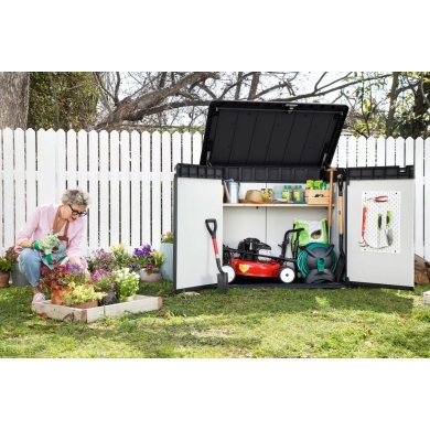 Садова шафа Keter ELITE STORE 1150 л Сірий 249357 фото - 7
