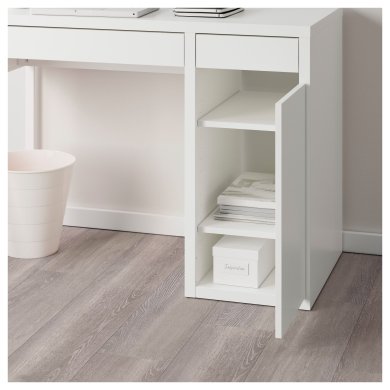 Письмовий стіл MICKE Білий - 7 IKEA Письмовий стіл MICKE Білий (ИКЕА МИКЕ) 09903014 фото - 7