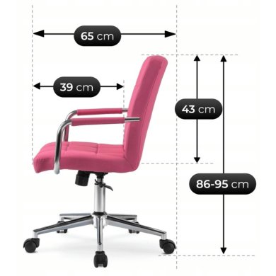 Дитяче крісло Mebel Elit ASTRO Рожевий ME.ASTRO/R/CH/E/FO фото - 9