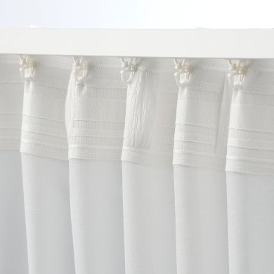 IKEA Штори HILJA 145x300 см 2 шт Білий (ИКЕА HILJA) 40430814 фото - 3