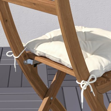 IKEA Складаний садовий стілець ASKHOLMEN Дерево (ИКЕА АСХОЛЬМЕН) 29529213 фото - 3