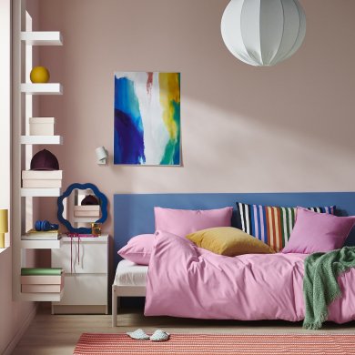 IKEA Комплект постельного белья PILTANDVINGE 200х200 см Розовый (ИКЕА ПИЛТАНДВИНГЕ) 20579132 фото - 6